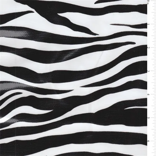 Zebra Oilcloth Roll Fabric