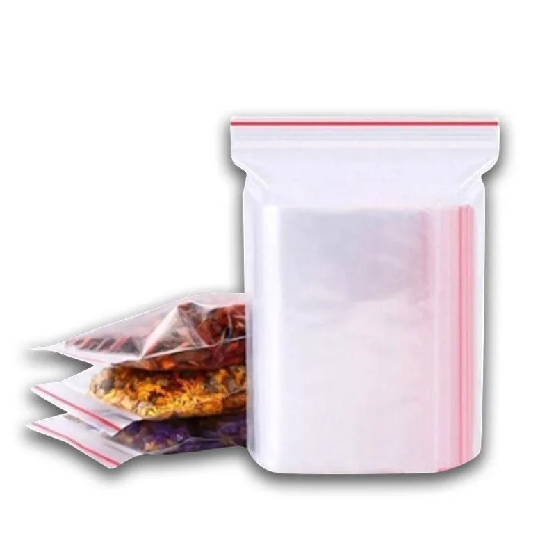 Zip Lock Bags Resealable 10x10cm 40mic 500pack